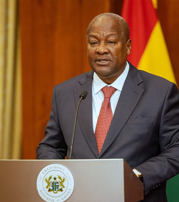 H.E John Dramani Mahama